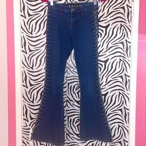 Vintage Mudd lace up jeans
